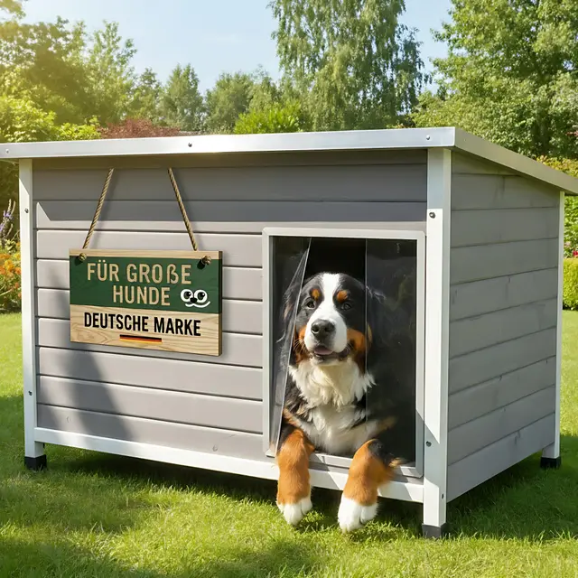 zooprinz jacky hundehütte holz groß