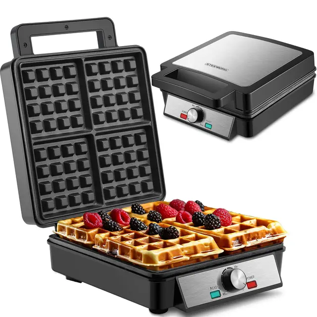 steinborg xxl 4er waffeleisen