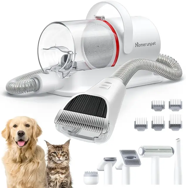HomeRunPet Hundeschermaschine mit Staubsauger