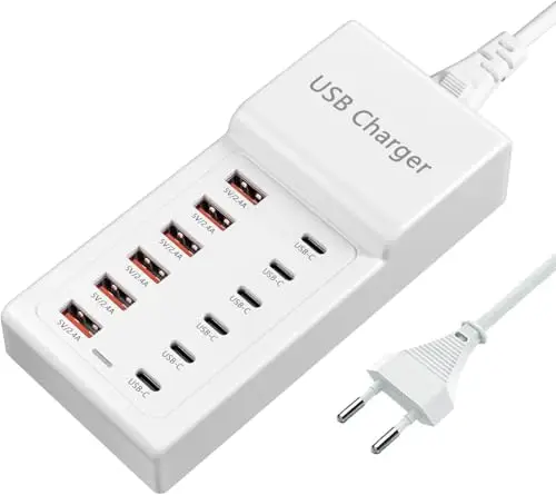 sccvee 12-Port USB Ladestation