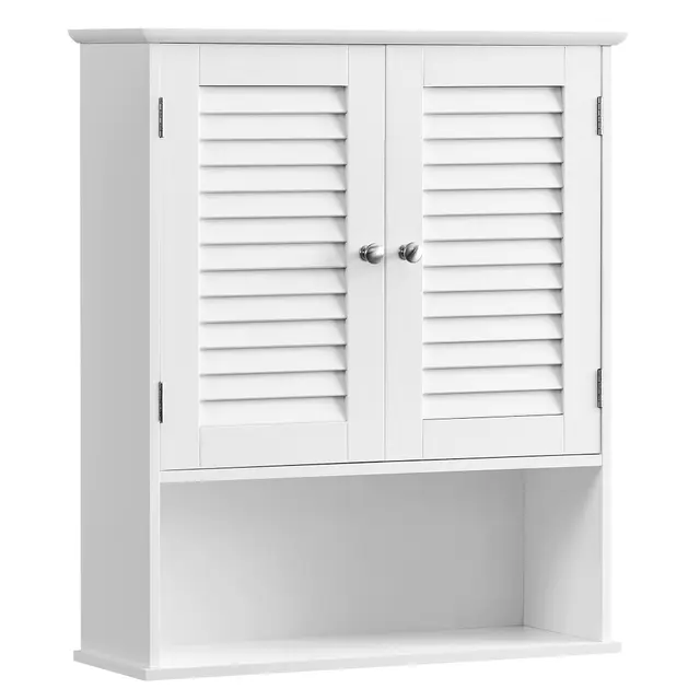 vasagle bbc27wt badezimmerschrank