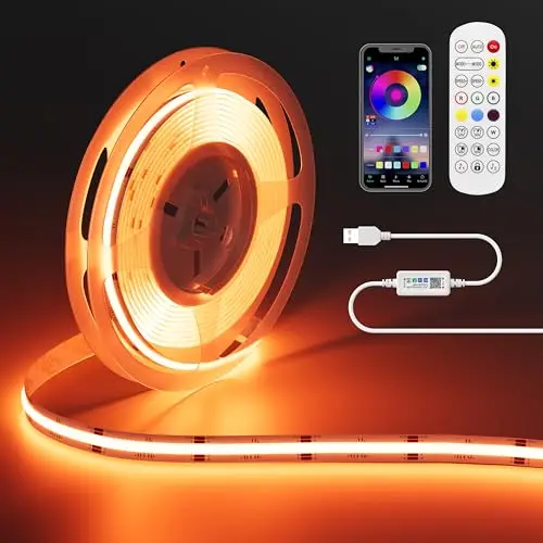 oulara rgb cob led streifen 2m