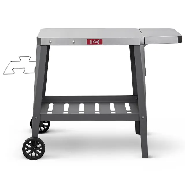 feasto grilltischwagen edelstahl