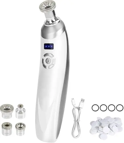 Professionelles Diamant Mikrodermabrasionsgerät, Tragbares Dermabrasionskristall-Gerät für die Gesichtspflege, Set zur Entfernung von Mitessern, Mikrodermabrasionsgerät für den Heimgebrauch