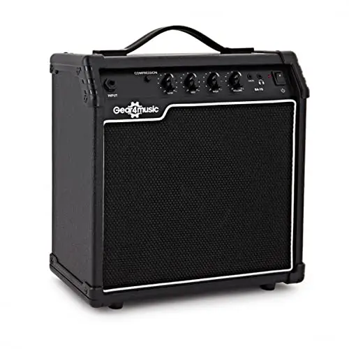 Gear4music 15W Bass Combo Übungsverstärker