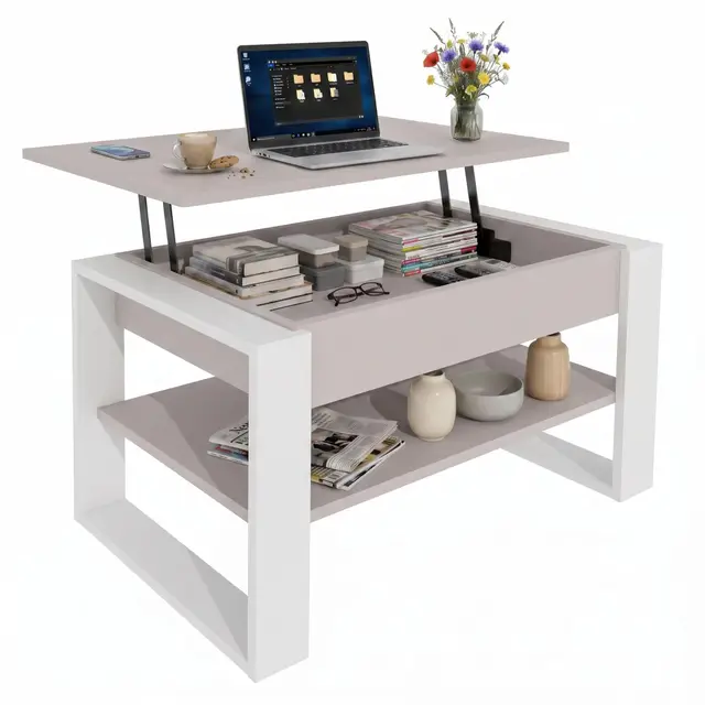 craftpak couchtisch 92 cm liftfunktion