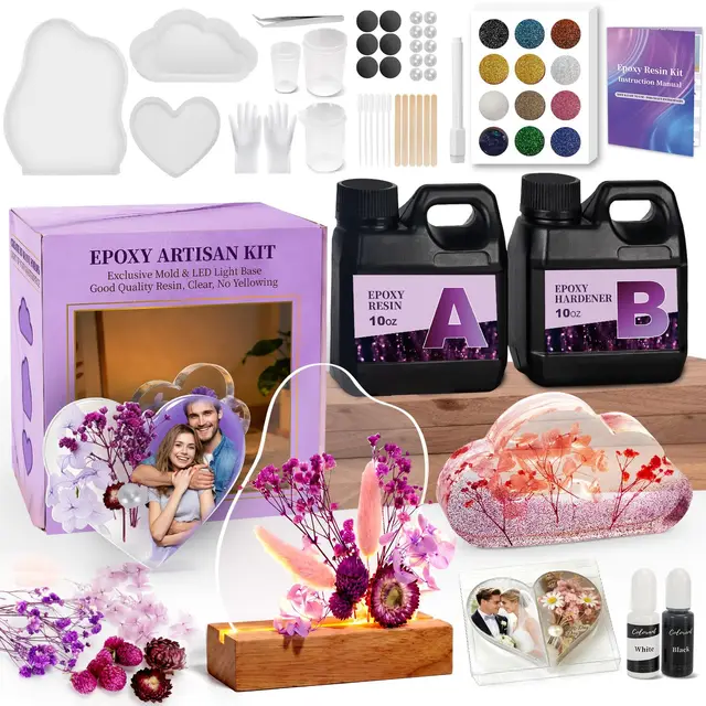 zeromx epoxy set anfänger led 600ml