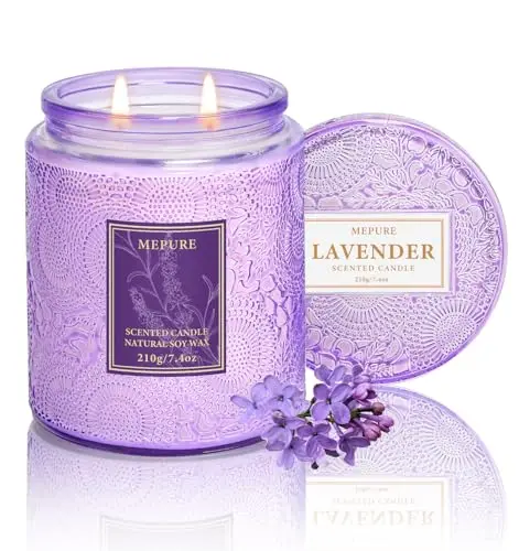 mepure lavendel duftkerze sojawachs