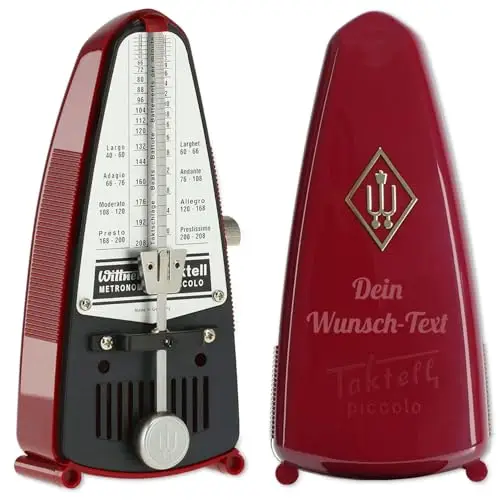 wittner 834 piccolo metronom rot mit
