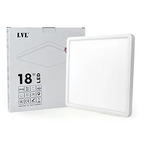 lvl led panel deckenleuchte 18w