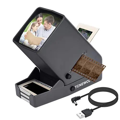 tcnewcl led diabetrachter für 35mm dias
