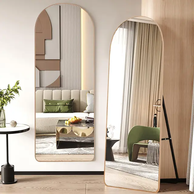 echolymtt standspiegel gold 180x65