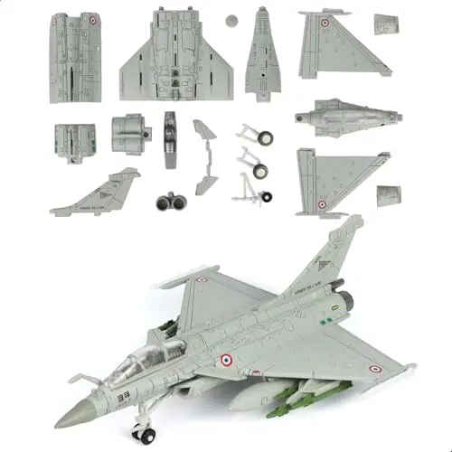 Dassault Rafale Eurofighter Modell Dassault Rafale 1/72 – Plastikmodellbausatz Kampfflugzeug Selbstbausatz Flugzeugmodell für Kinder, Anfänger und Luftfahrtbegeisterte