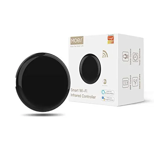 MOES WLAN Alexa Fernbedienung Smart Life Geräte IR Repeater, Infrarot Steuer Hub, Steuerung per Sprache und per Smart Life/Tuya App, kompatibel mit Amazon Echo Google Home, Keine Batterie erforderlich