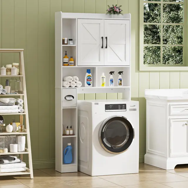 bonvache waschmaschinenschrank 2 türen