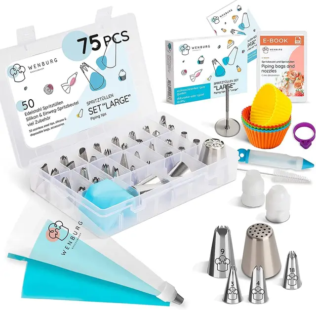 wenburg spritztüllen set 75 teilig