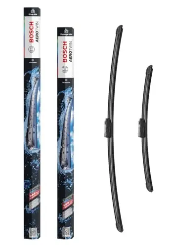 Bosch Aerotwin Aerotwin eA 945 S Front-Scheibenwischer - Set mit 2 Ersatz-Scheibenwischern und vormontiertem Multi-Clip-Adapter - 2 Wischblätter, 650 mm und 400 mm - in platzsparender Verpackung
