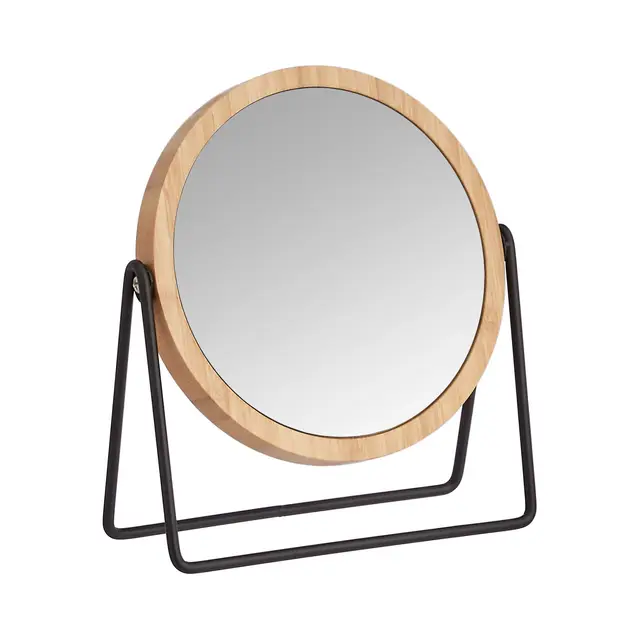 amazon basics schminkspiegel bambus 1x
