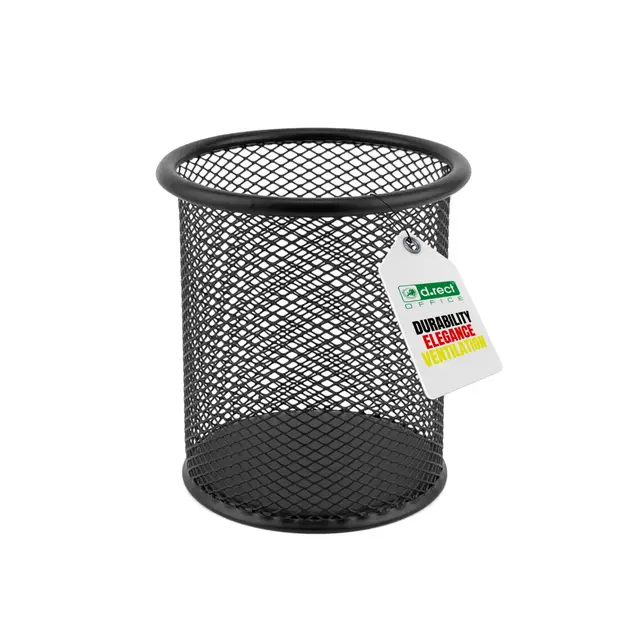 d.rect stifteköcher metall 91mm schwarz