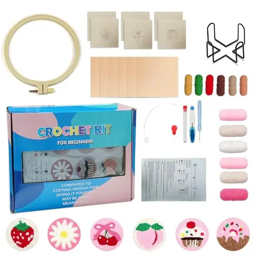meyuxg punch needle untersetzer