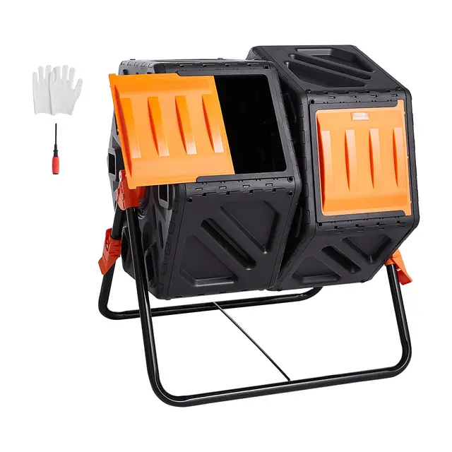 vevor tumbling-komposter bin 140 l