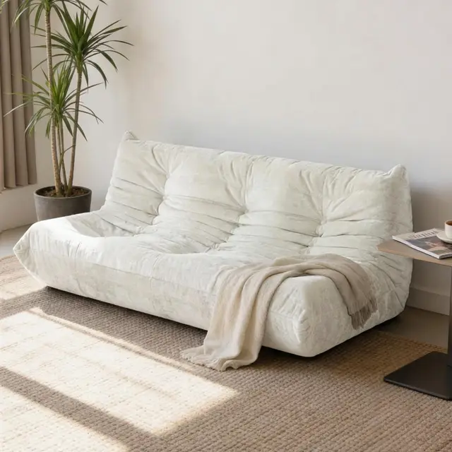 upvilla boneless bodensofa dreisitzer