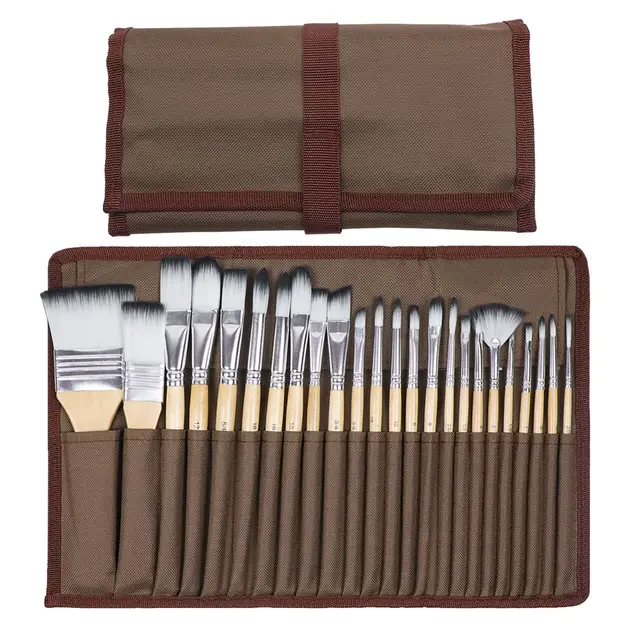 artecho pinselset 24 tlg acryl öl