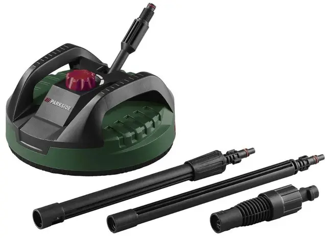 Parkside Oberflächenreiniger PFR 28 für Hochdruckreiniger mit Adapter, 28 cm, Grün