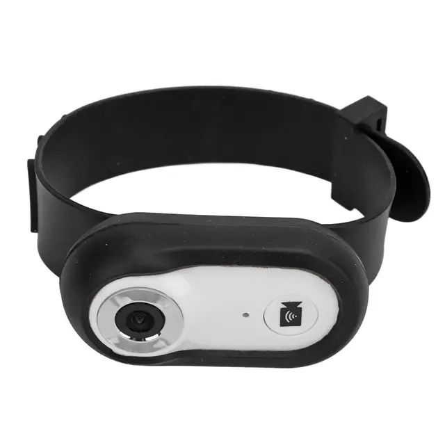 GLOGLOW Haustierhalsband-Kamera, 120° Weitwinkel-Katzenhalsband-Kamera, Sport-Action-Kamera, Mini-Körper, Kleine Kamera, HD-Überwachungskamera für Drinnen und Draußen (mit 8G-TF-Karte)