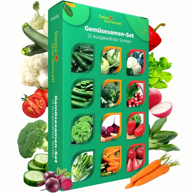 deine gartenwelt gemüse samen set 12