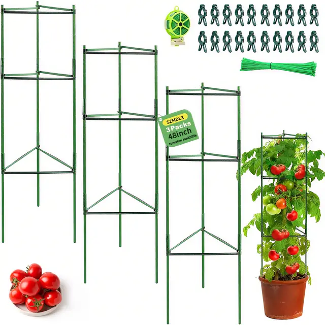 szmdlx 3er set tomaten rankhilfe
