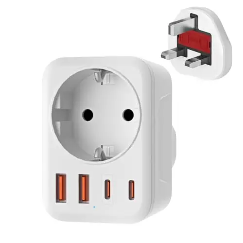 denlane reiseadapter typ g uk 230v