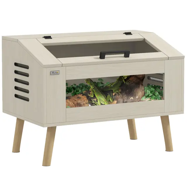 pawhut reptilienterrarium 111l