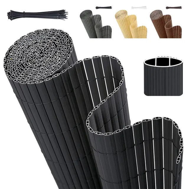 sekey pvc sichtschutzmatte 90x500cm