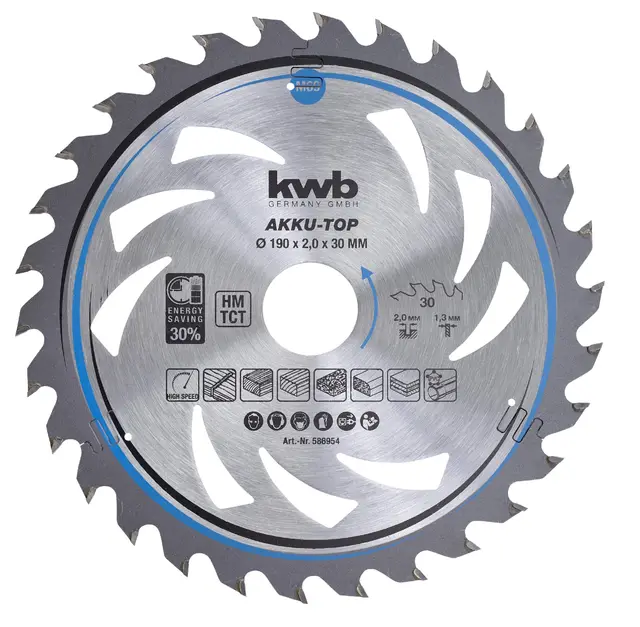 kwb AKKU-TOP Easy Cut 190 x 30 mm