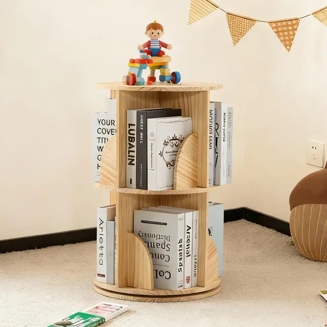 mingone bücherregal kinder 360° drehbar