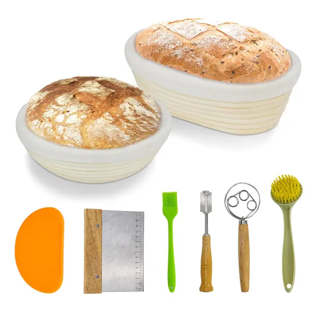 kinconnyen brotgärkorb-set 16-teilig