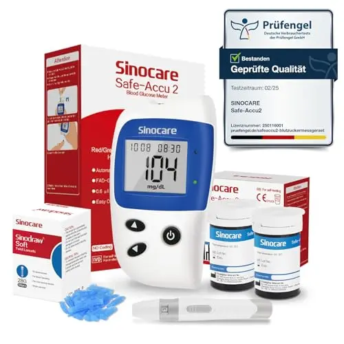 sinocare Safe Accu2 Blutzuckermessgerät