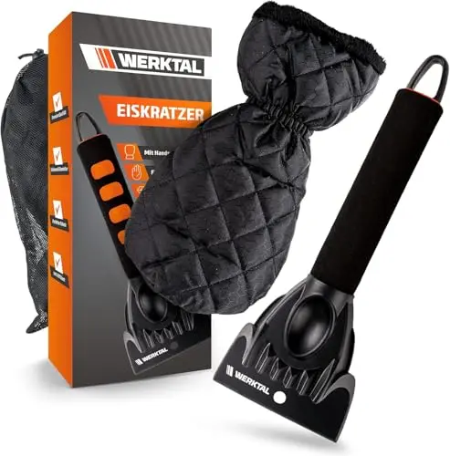 werktal eiskratzer auto mit handschuh