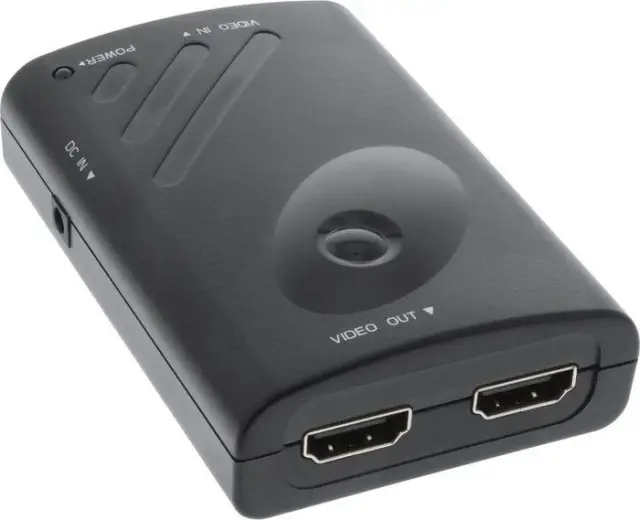 InLine DisplayPort auf 2x HDMI Splitter