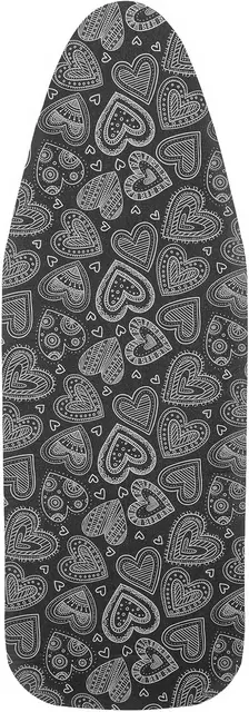 pottwal herz bügelbrettbezug schwarz
