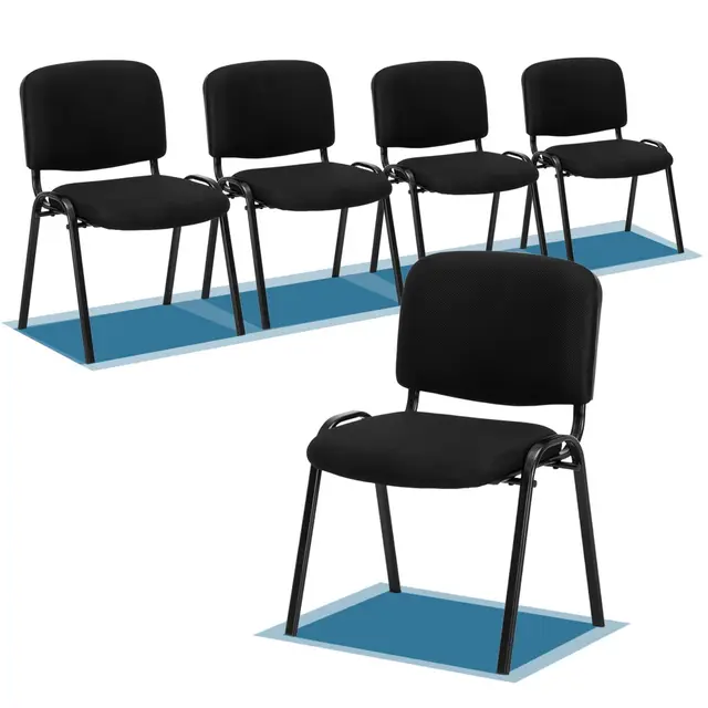 Bonnlo Chaise visiteur empilable