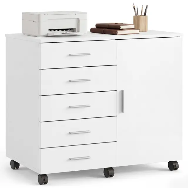 VASAGLE OFC092WB02 Rollcontainer