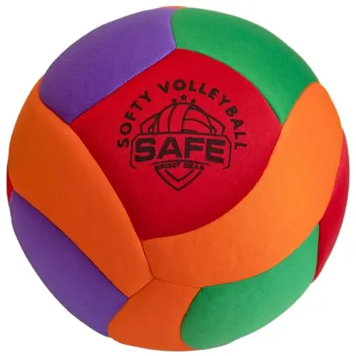 Safe Sport Gear - Softy Volleyball - Superweicher - Perfekter für Kinder und Erwachsene – Indoor- und Outdoor-Spiel – Realistisches Gefühl und Sprung (Softy Volleyball)