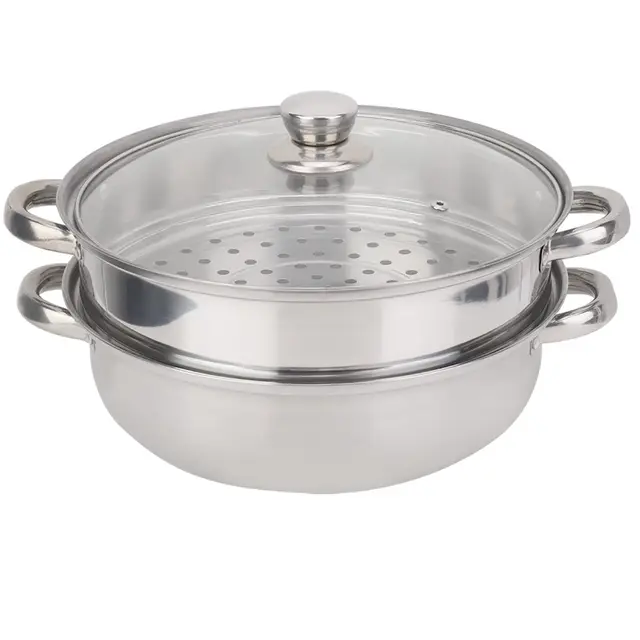 Wakects Edelstahl Dampfgarer Set