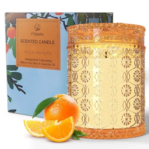 ttrwin duftkerze orange 200g sojawachs
