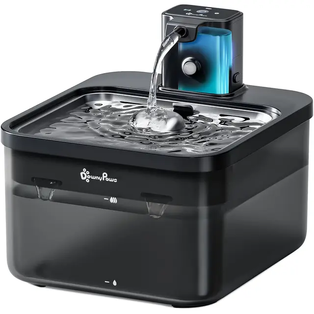 downypaws 2.5l katzen-trinkbrunnen