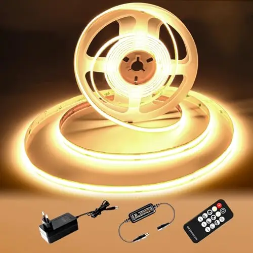 luktix cob led streifen 2m 3000k