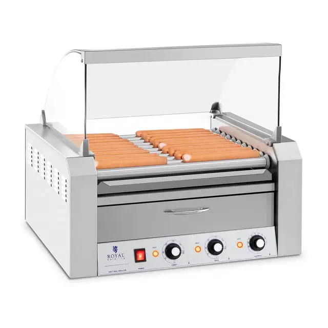 royal catering hot dog grill 11 rollen