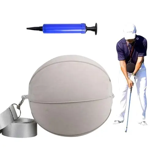 Golf Smart Aufblasbarer Ball, Golf Schwungtrainer, Trainingshilfe für Golf, Haltungskorrektur-Trainingsball für Männer, Frauen und Anfänger